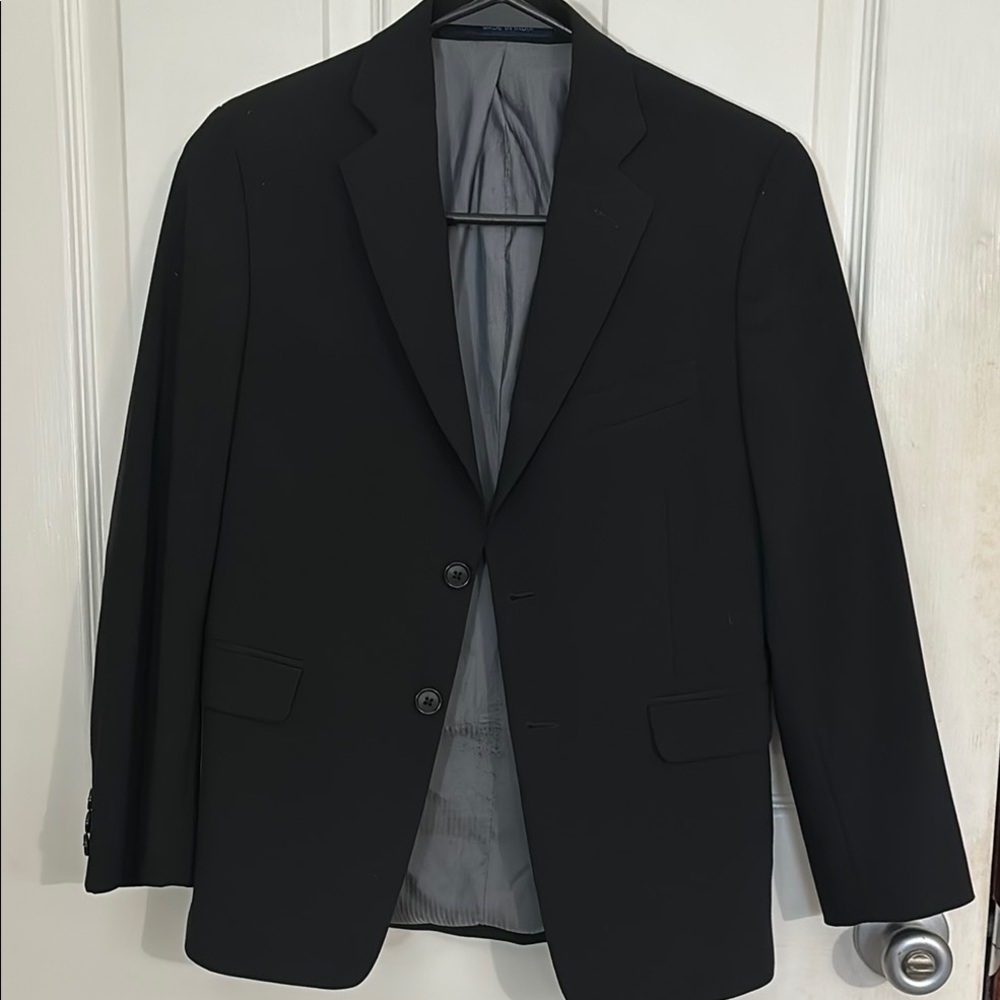 Classic Black Joseph Abboud Boys Blazer 12r